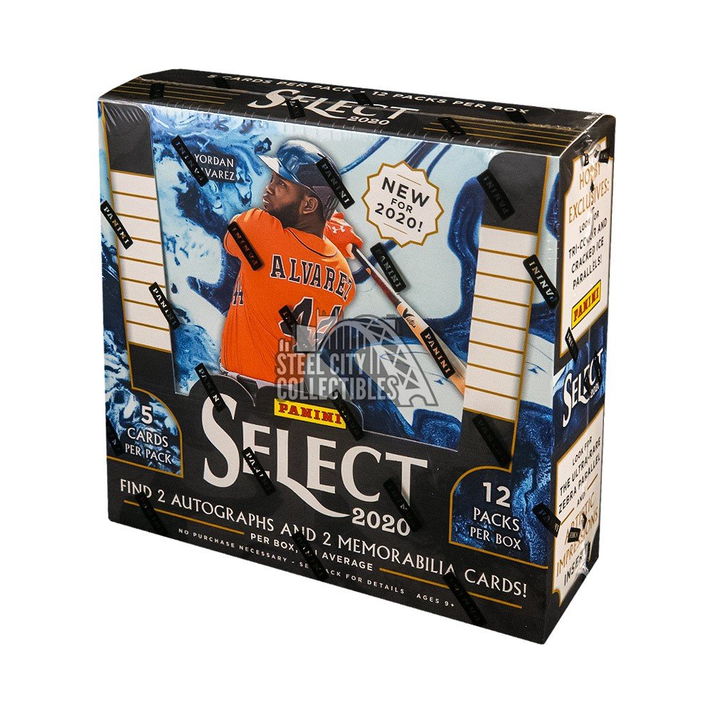 2020 Panini Select Baseball Hobby Box Steel City Collectibles