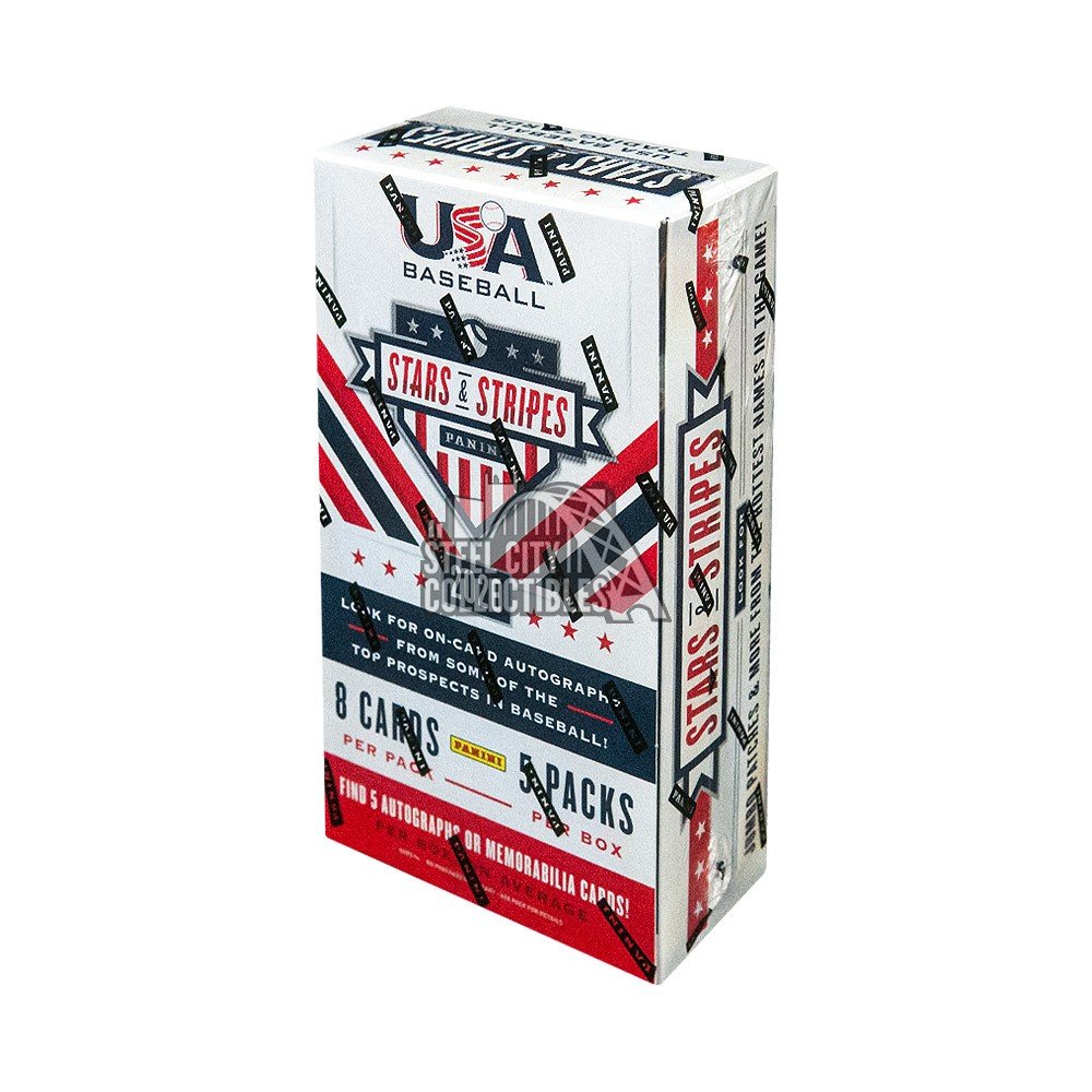 2020 Panini Stars and Stripes Baseball Hobby Box Steel City Collectibles