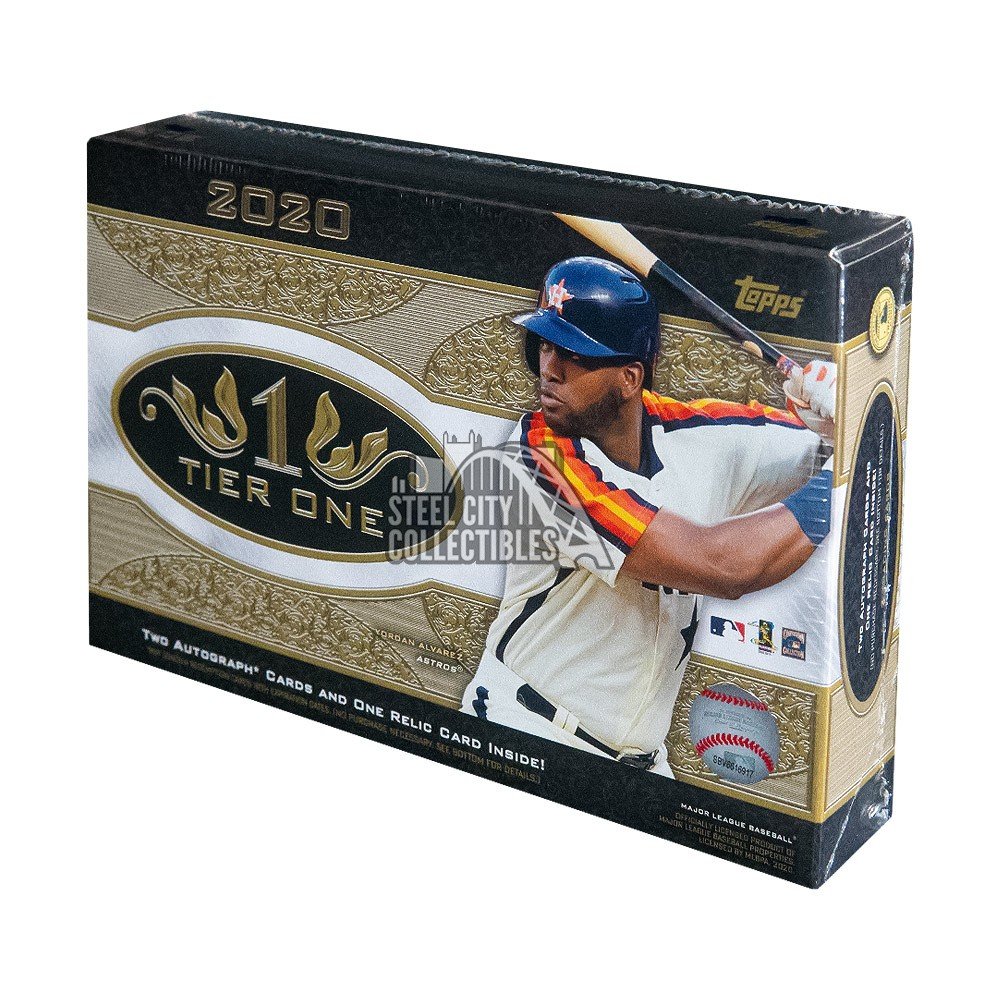 2020 Topps Tier One Baseball Hobby Box Steel City Collectibles