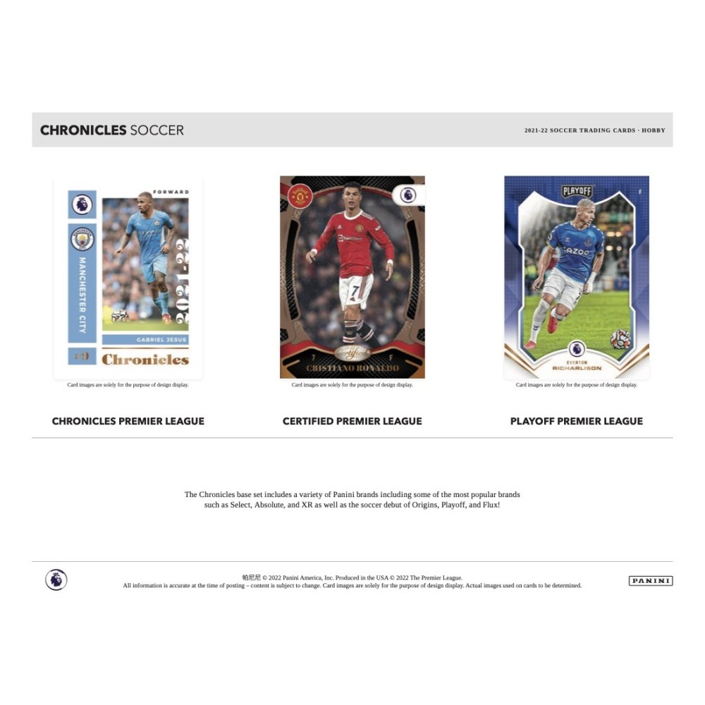 2021-22 Panini Chronicles Soccer Hobby Box | Steel City Collectibles