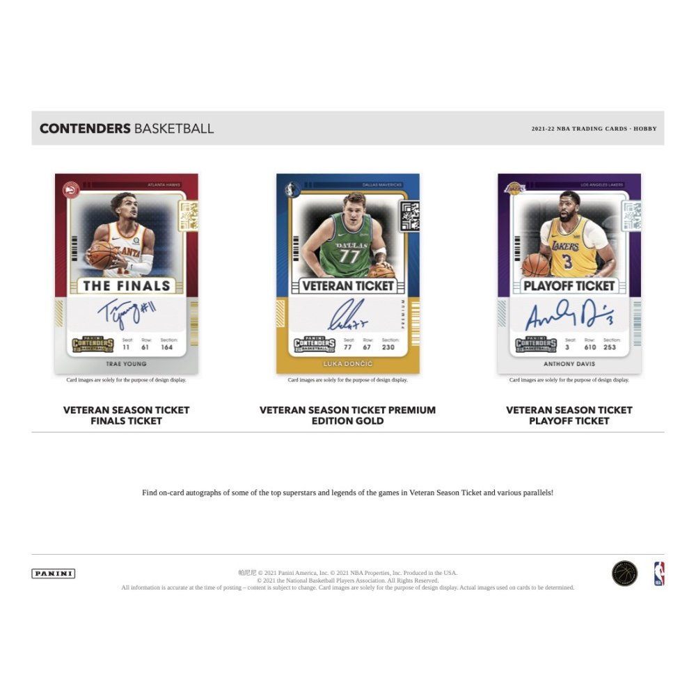 2021-22 Panini Contenders Basketball Hobby Box