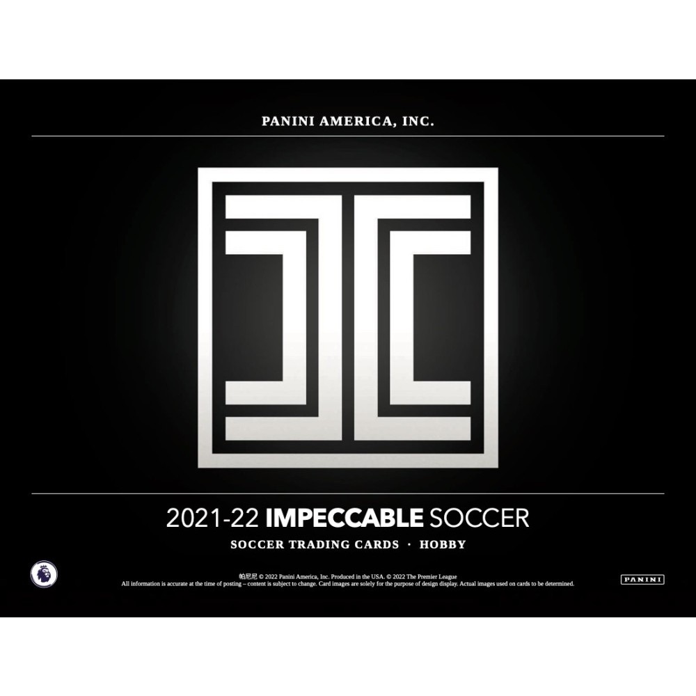 202122 Panini Impeccable Soccer Hobby 3Box Case Steel City Collectibles