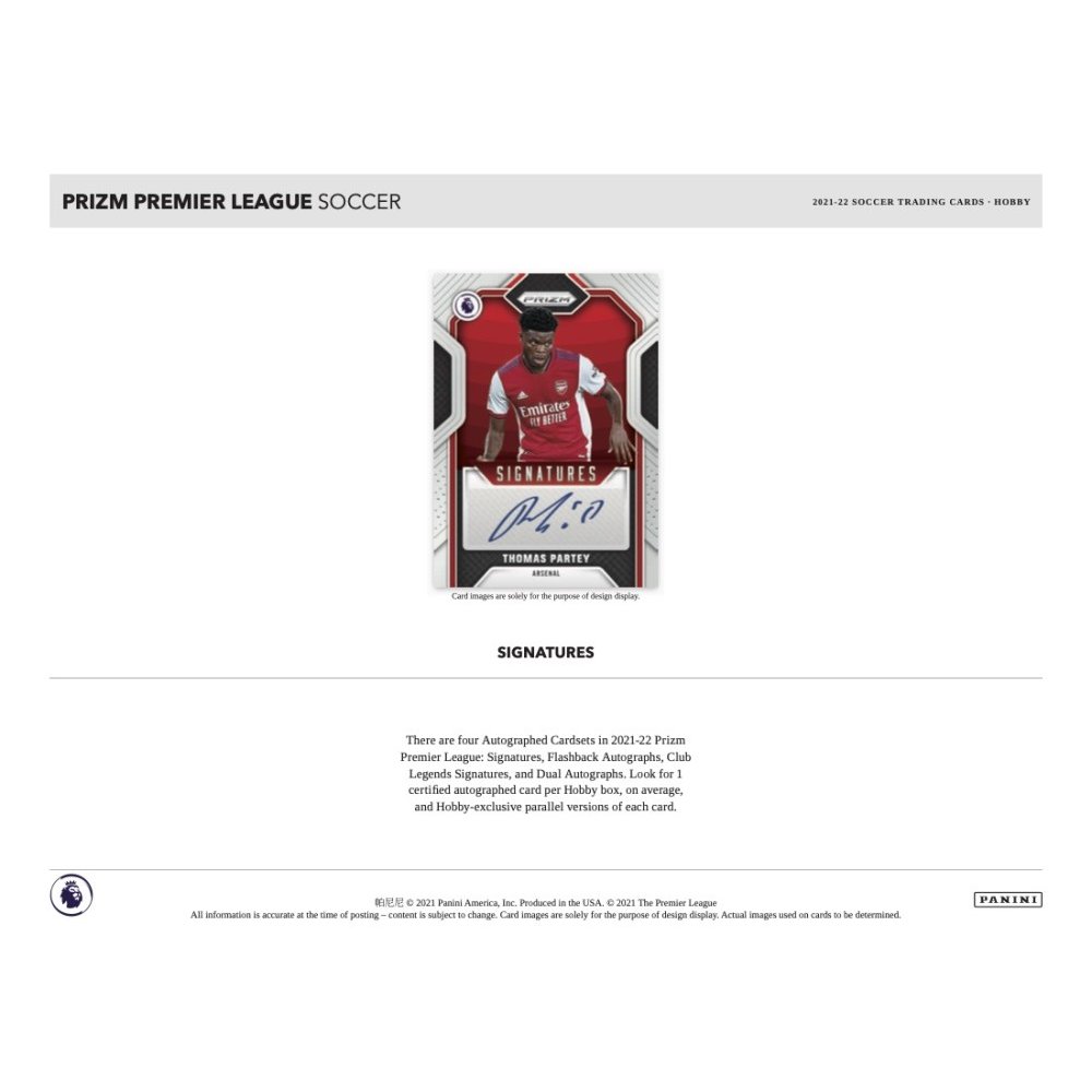 2021-22 Panini Prizm Premier League Soccer Hobby Box | Steel City 