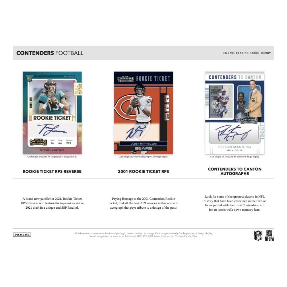 panini contenders football 2021