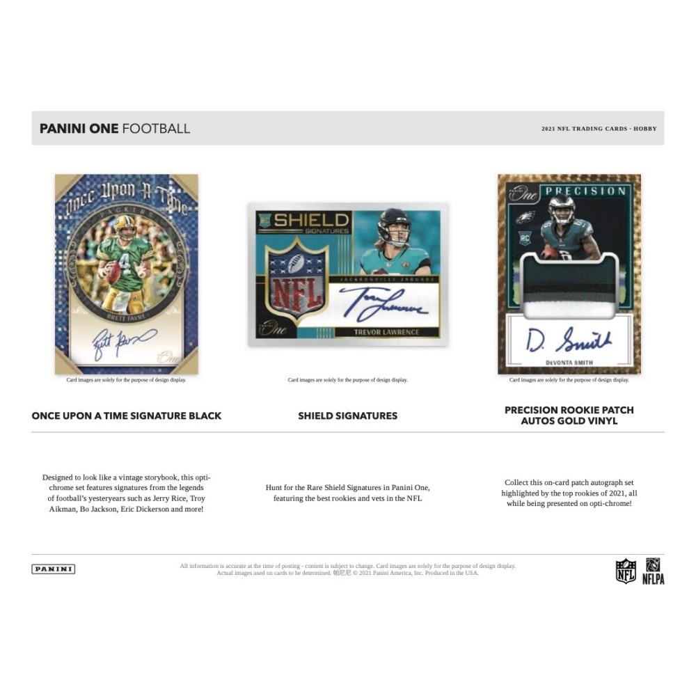 2021 Panini One Football Hobby Box | Steel City Collectibles