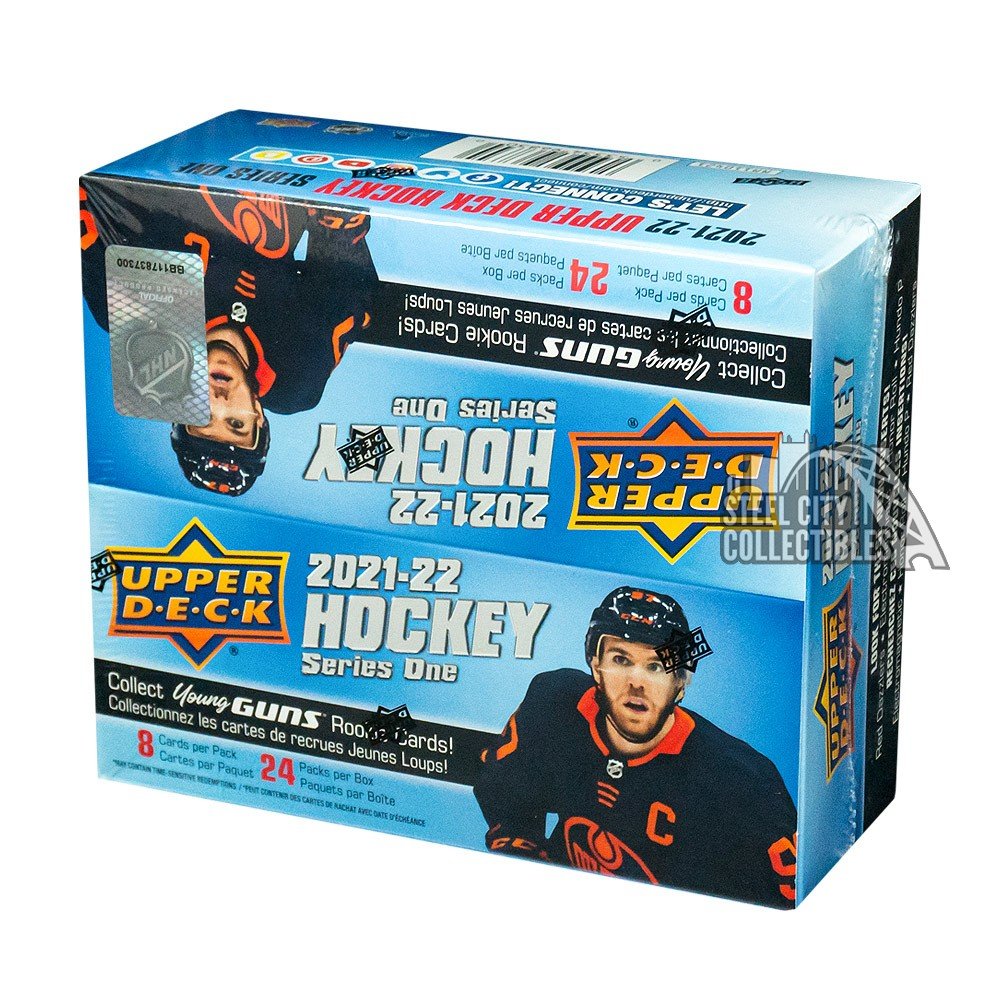 202122 Upper Deck Series 1 Hockey 24 Pack Retail Box Steel City