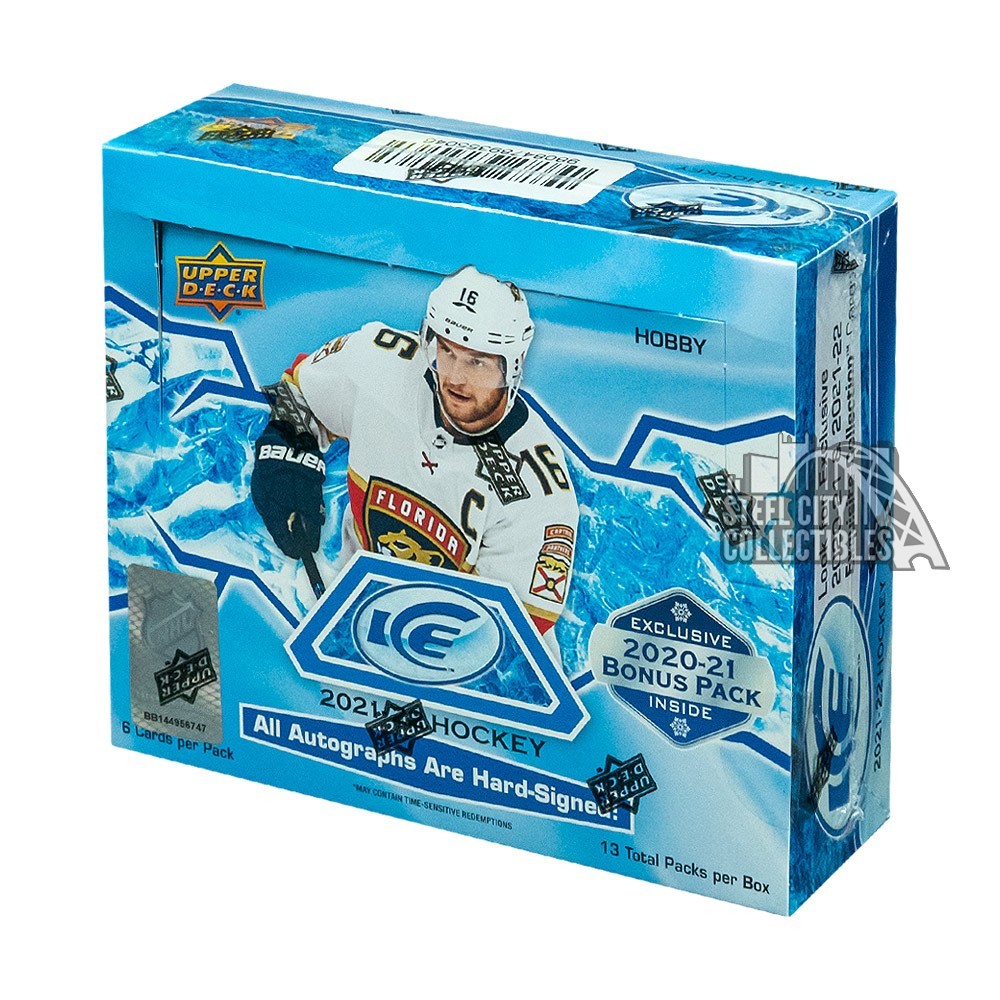 202122 Upper Deck Ice Hockey Hobby Box Steel City Collectibles