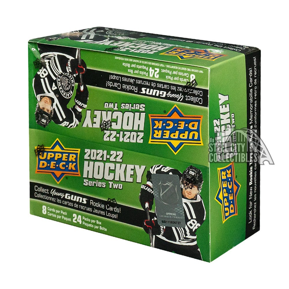 202122 Upper Deck Series 2 Hockey 24 Pack Retail Box Steel City
