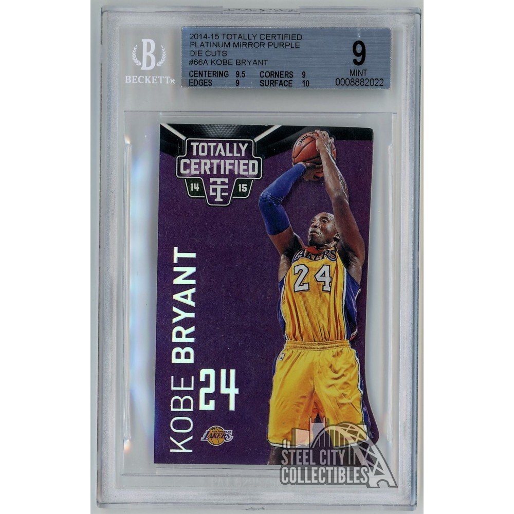 Kobe Bryant 2014 15 Panini Totally Certified Platinum Mirror