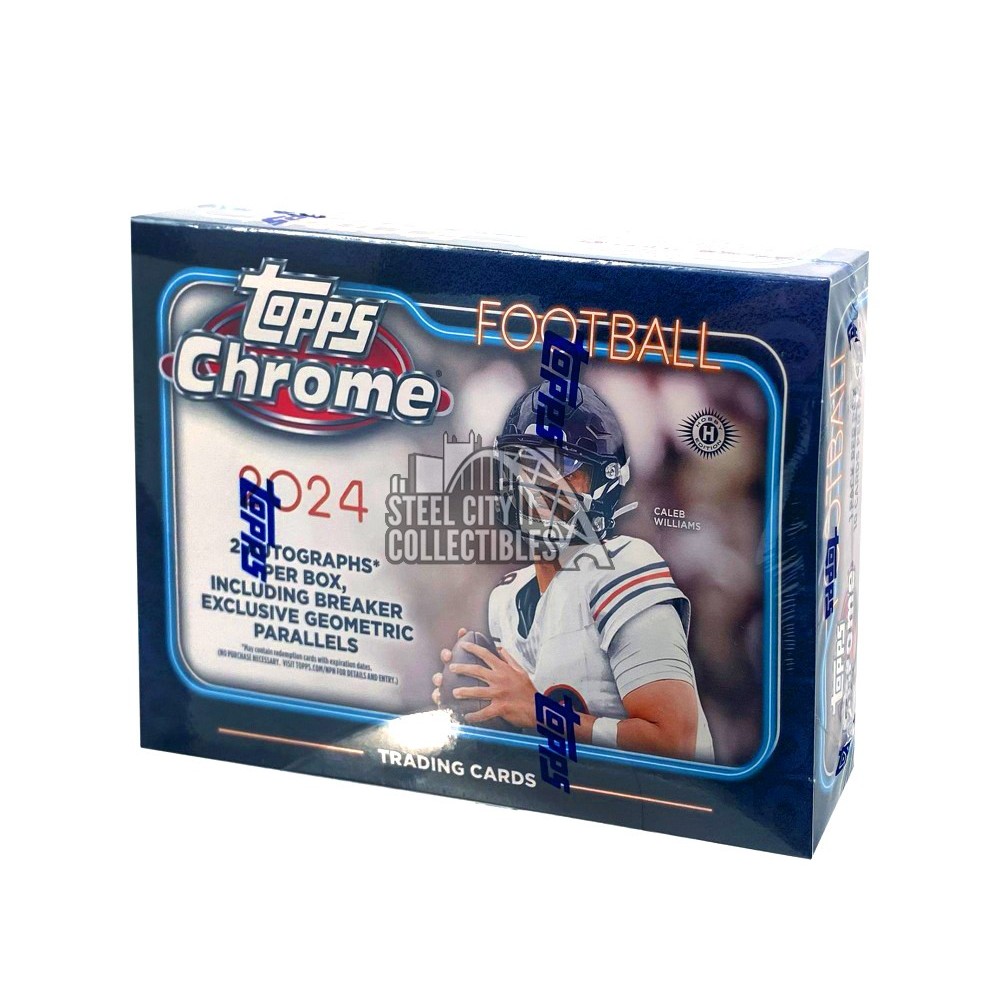 2024 Topps Chrome Football Breaker's Delight Box | Steel