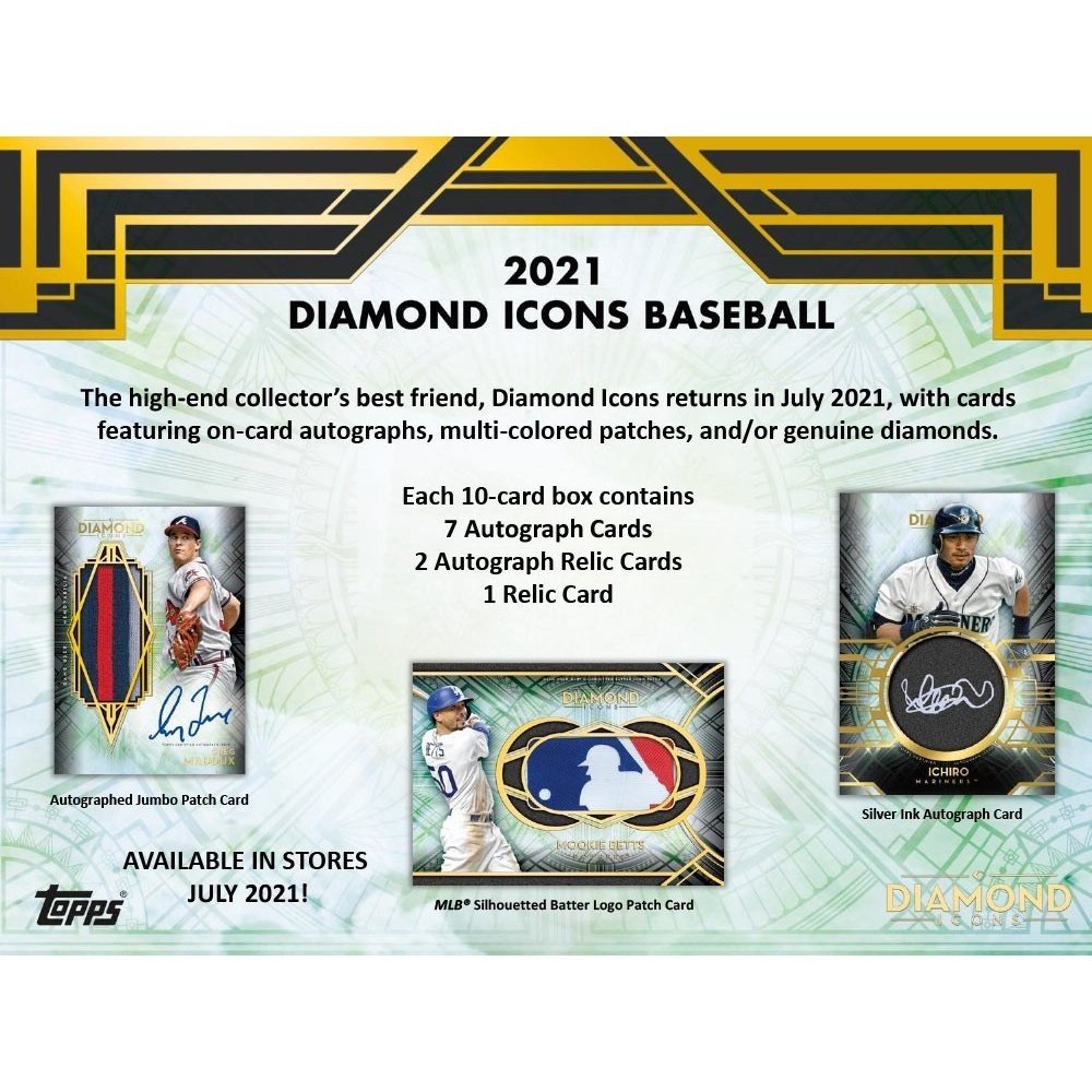 2021 Topps Diamond Icons Baseball Hobby 4Box Case Random Division