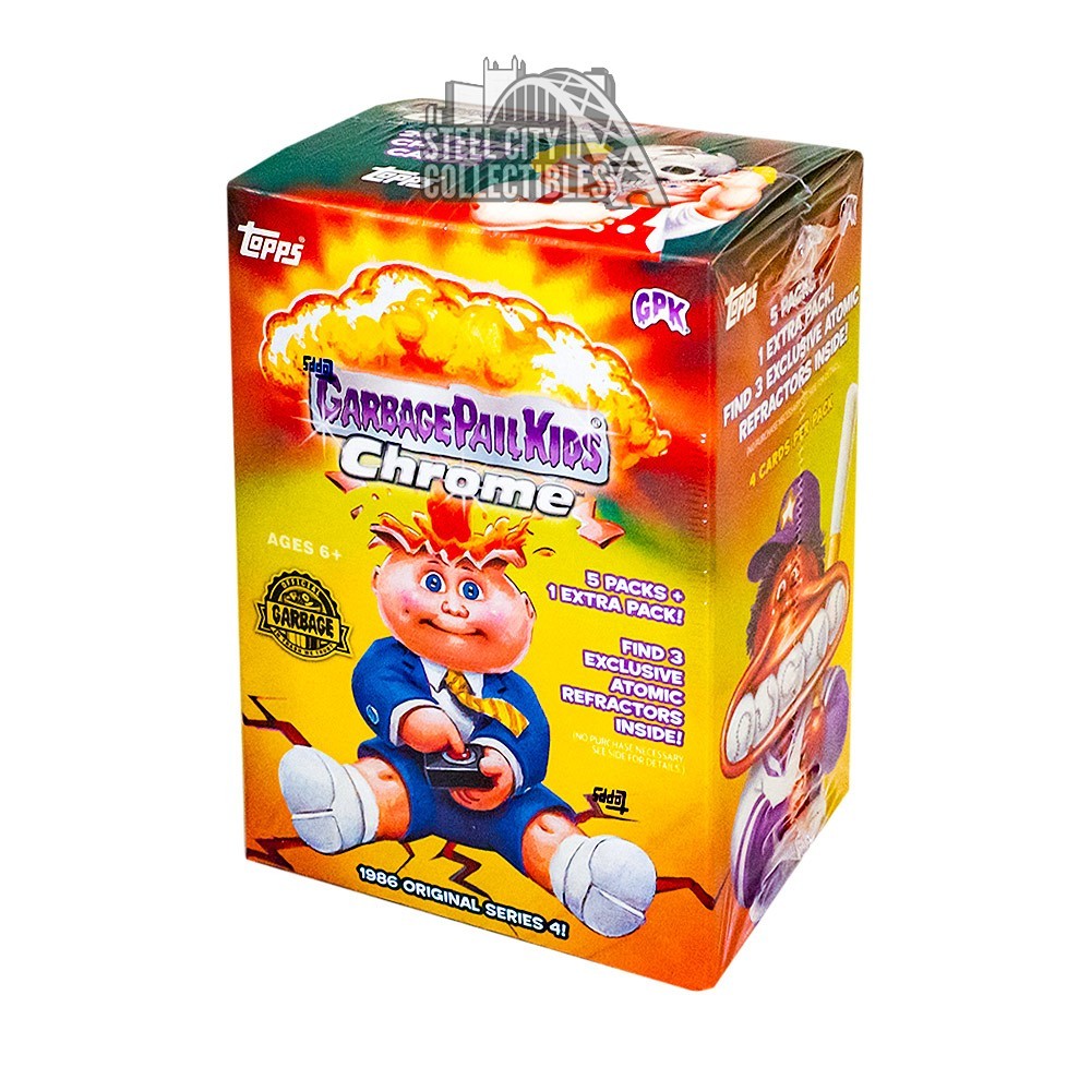2022 Topps Garbage Pail Kids Chrome Blaster Box With (6) Packs...