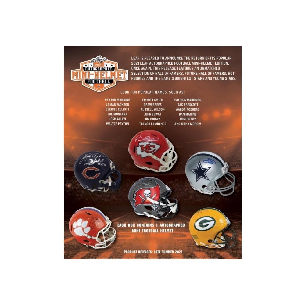 2021 Leaf Autographed Football Mini 