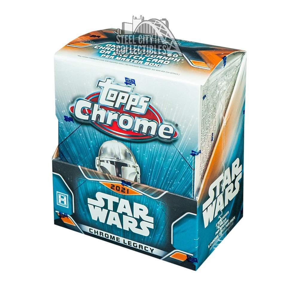 2021 Topps Star Wars Chrome Legacy Hobby Box Steel City Collectibles