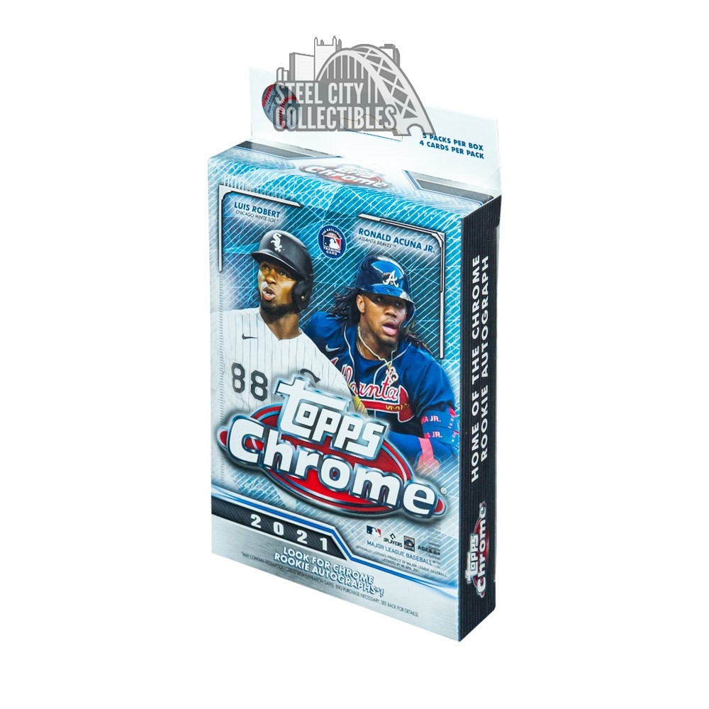 2021 Topps Chrome Baseball Hanger Box | Steel City Collectibles 2021 Topps Chrome Baseball Hanger Box | Steel City Collectibles
