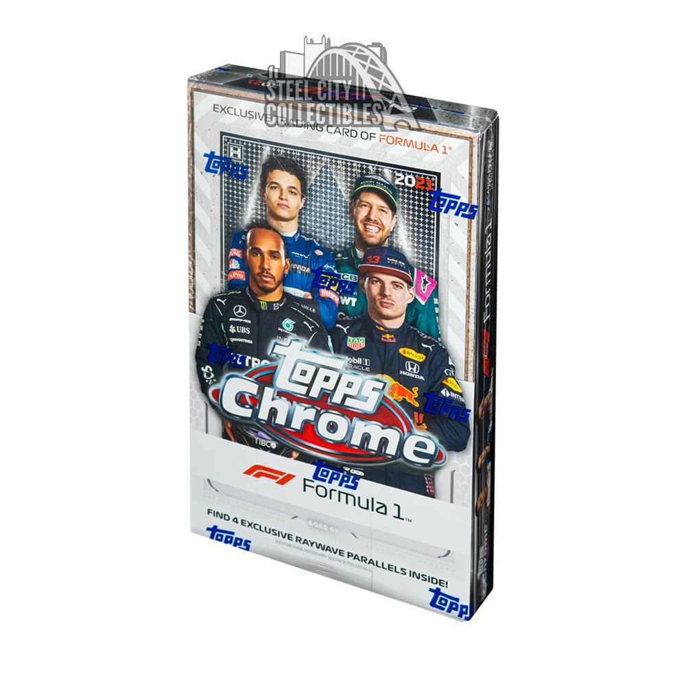 2021 Topps Chrome Formula 1 F1 Racing Hobby Lite Box