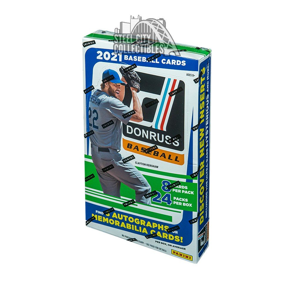 2021 Panini Donruss Baseball Hobby Box Steel City Collectibles