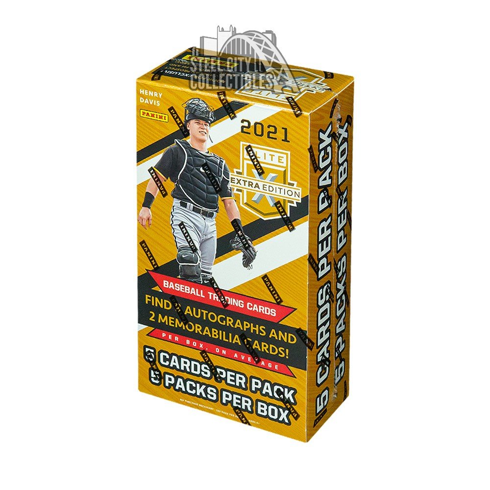 2021 Panini Elite Extra Edition Baseball Hobby Box Steel City