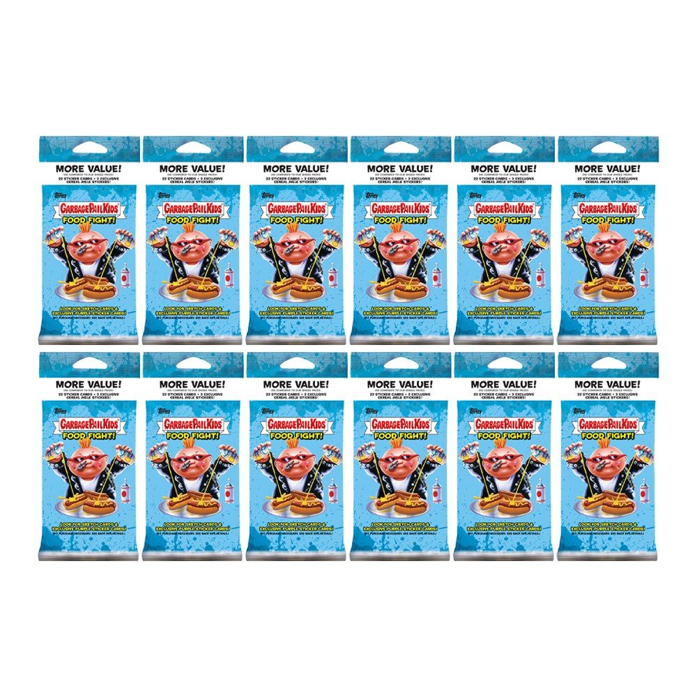 gpk food fight rare cards 2021 Topps Garbage Pail Kids Food Fight! Hobby Box
