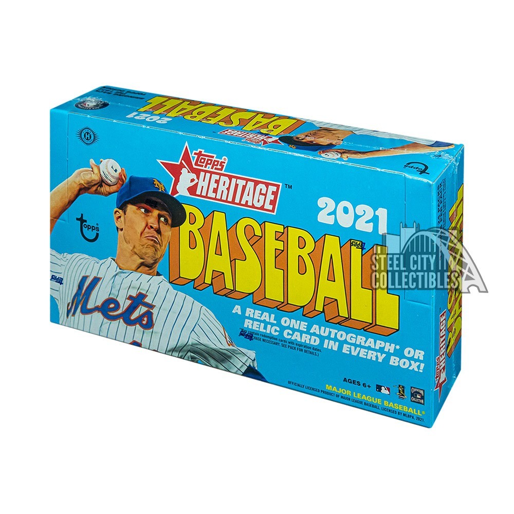 2021 Topps Heritage Baseball Hobby 12-Box Case | Steel City Collectibles 2021 Topps Heritage Baseball Hobby 12-Box Case | Steel City Collectibles