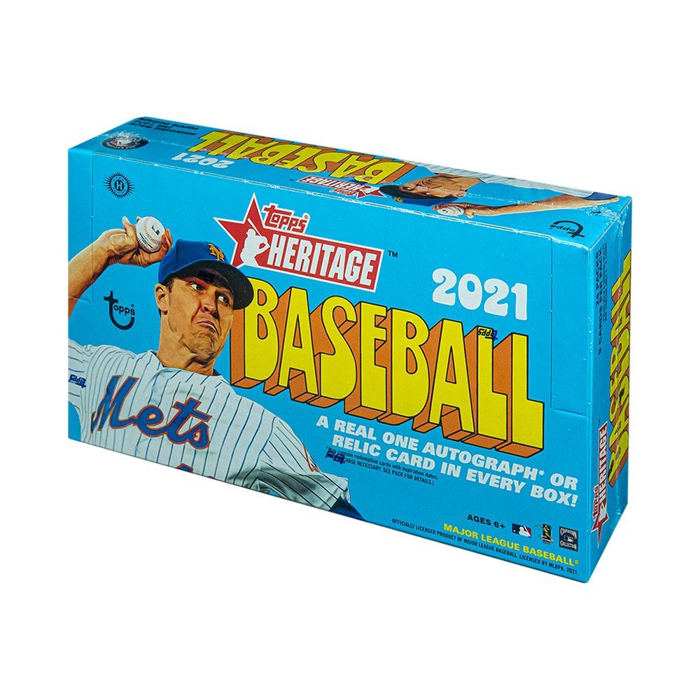 2021 Topps Heritage Baseball Hobby Box Steel City Collectibles