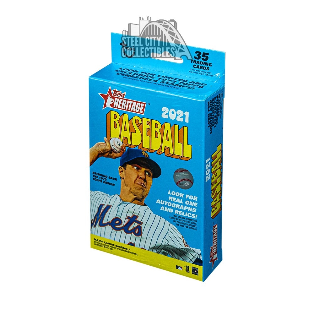 2021 Topps Heritage Baseball Hanger Box Steel City Collectibles