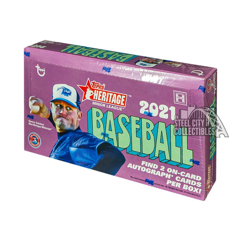 2019 Topps Heritage Minor League Baseball Factory Sealed Hobby Box 