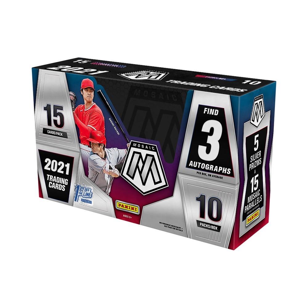 2021 Panini Mosaic Baseball Hobby Box 1st Off The Line Steel City
