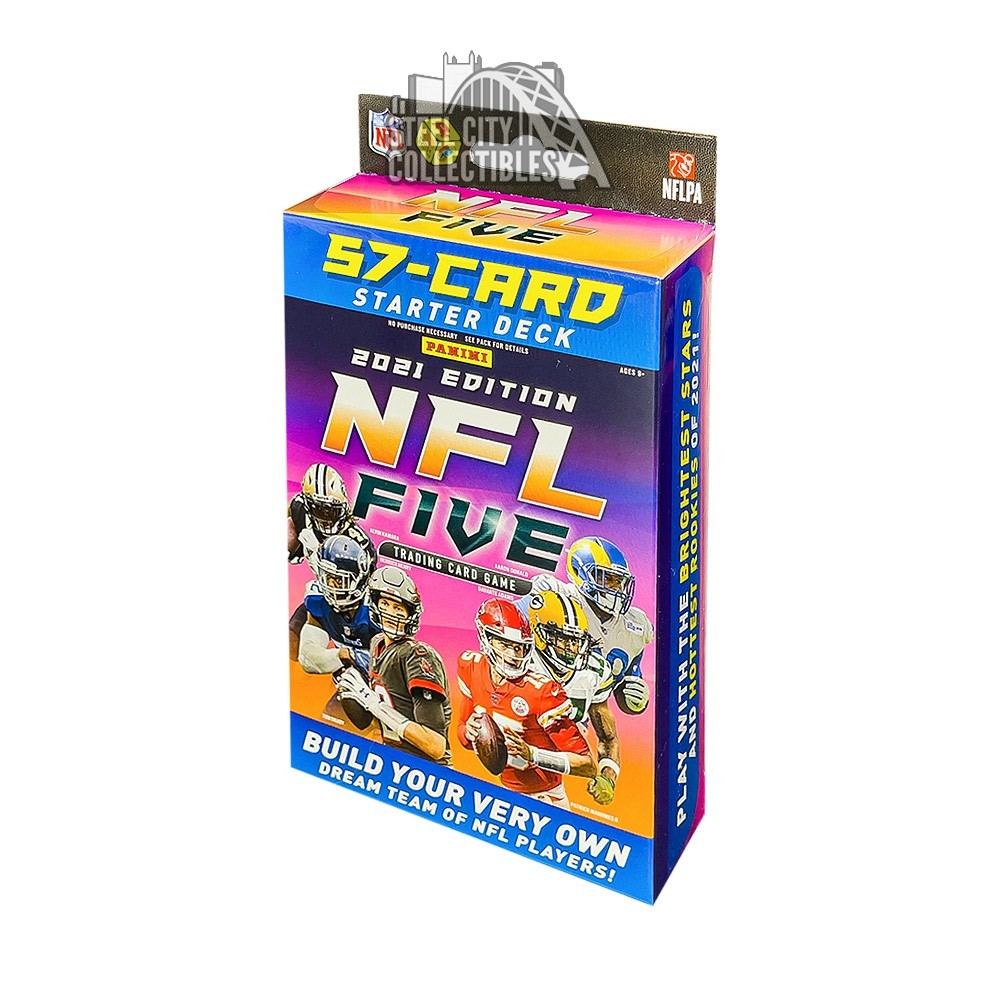 2021 Panini NFL Five Trading Card Game Starter Kit Deck Steel City