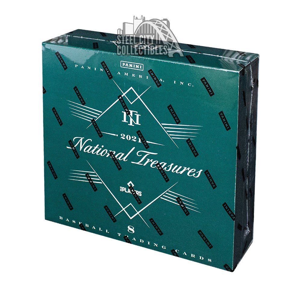 2021 Panini National Treasures Baseball Hobby Box | Steel