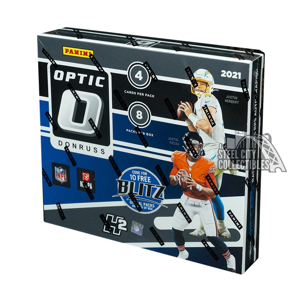 2021 Panini Donruss Optic Football Hobby Hybrid Box Steel City