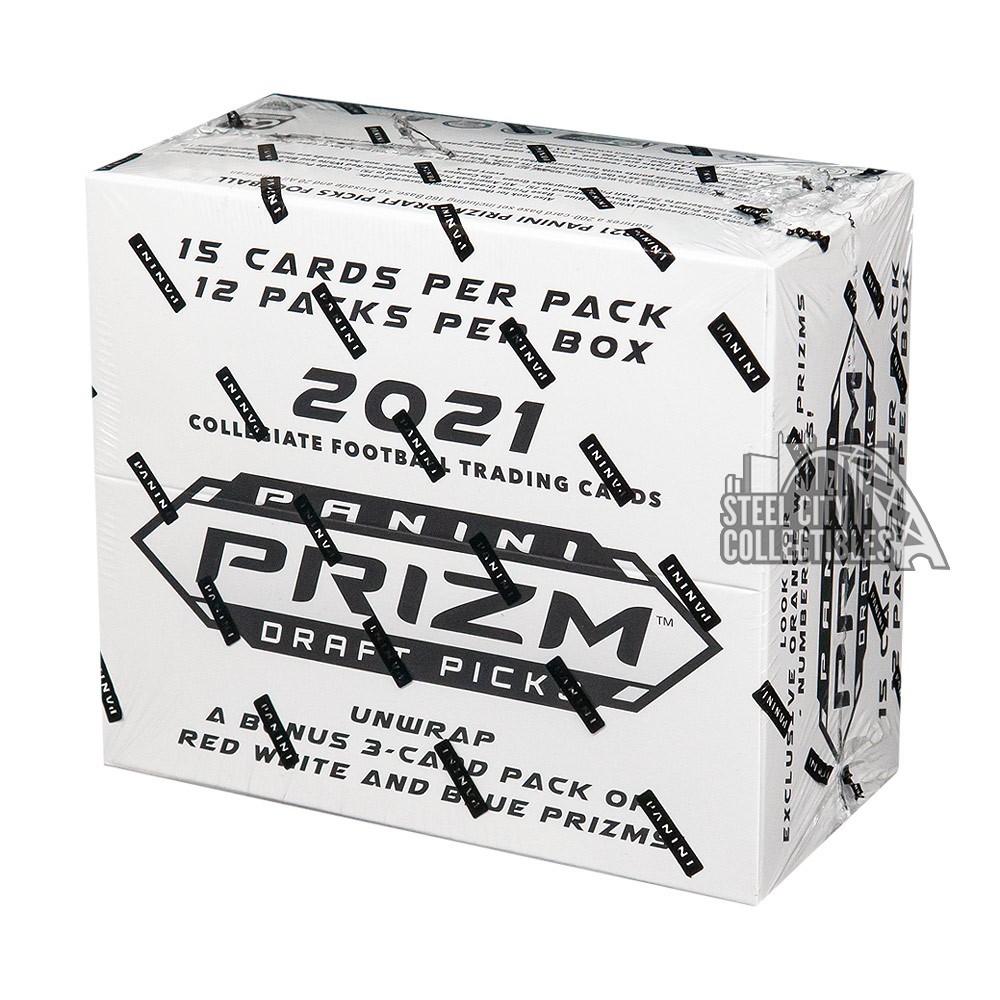 2021 Panini Prizm Draft Picks Football Multi Cello Pack 12 Pack Box