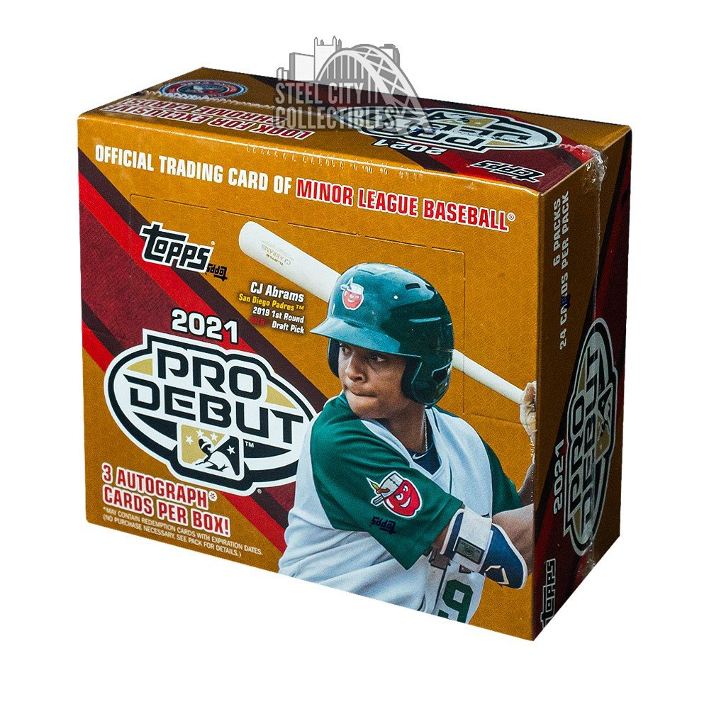 2021 Topps Pro Debut Baseball HTA Hobby Jumbo Box Steel City Collectibles