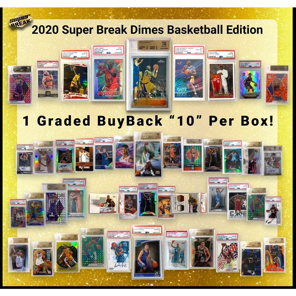 2021 Super Break Dimes Basketball Edition 10Box Case Steel City