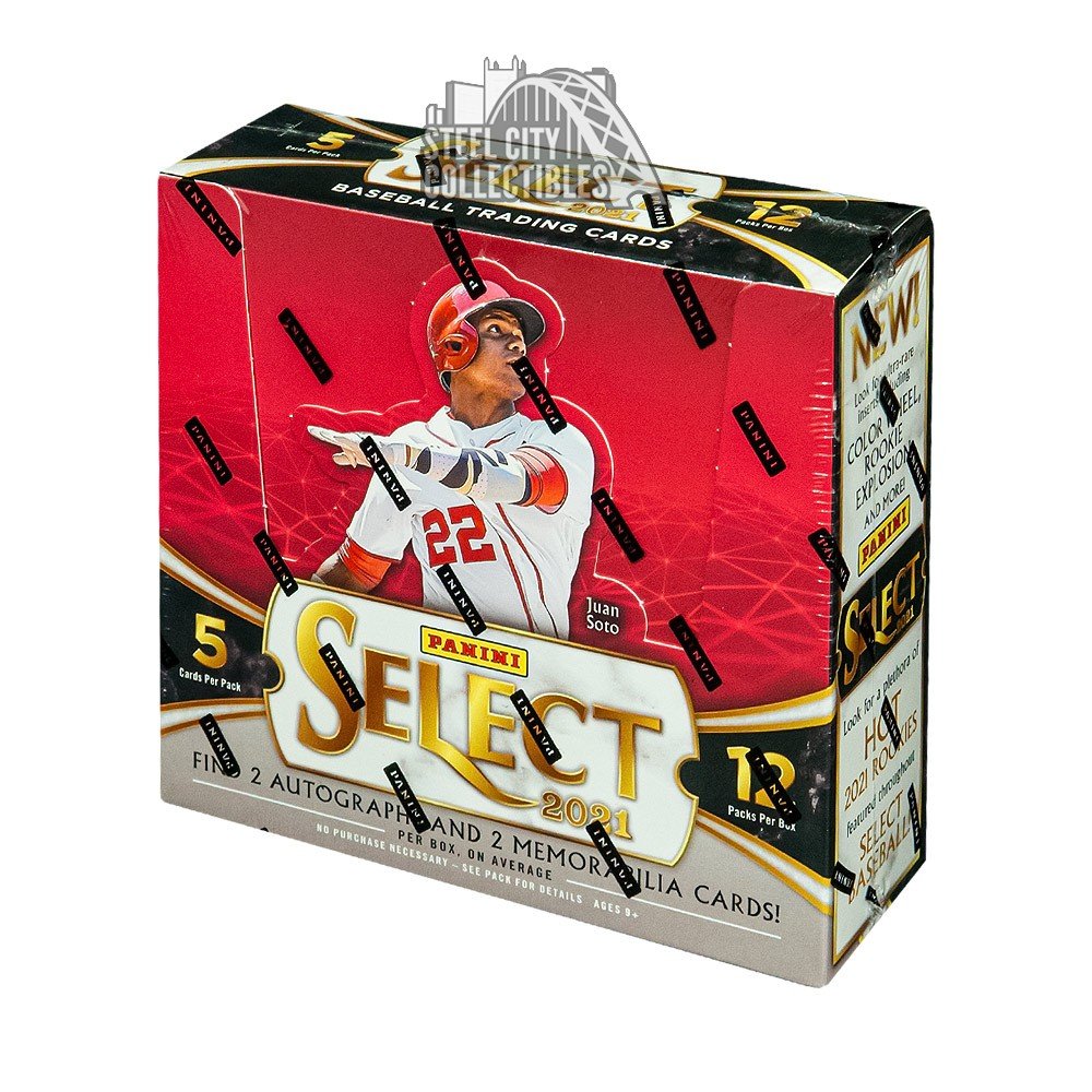 2021 Panini Select Baseball Hobby Box Steel City Collectibles