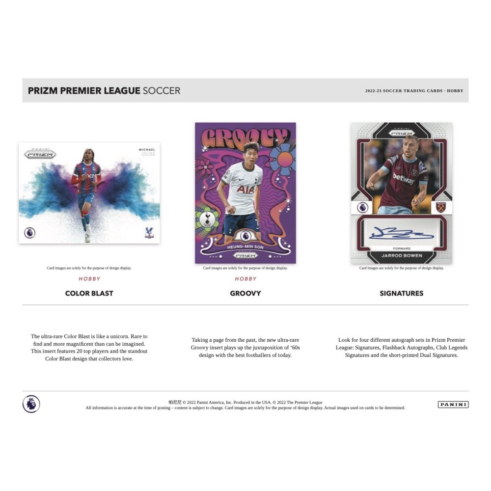 2022-23 Panini Prizm Premier League Soccer Hobby Box | Steel