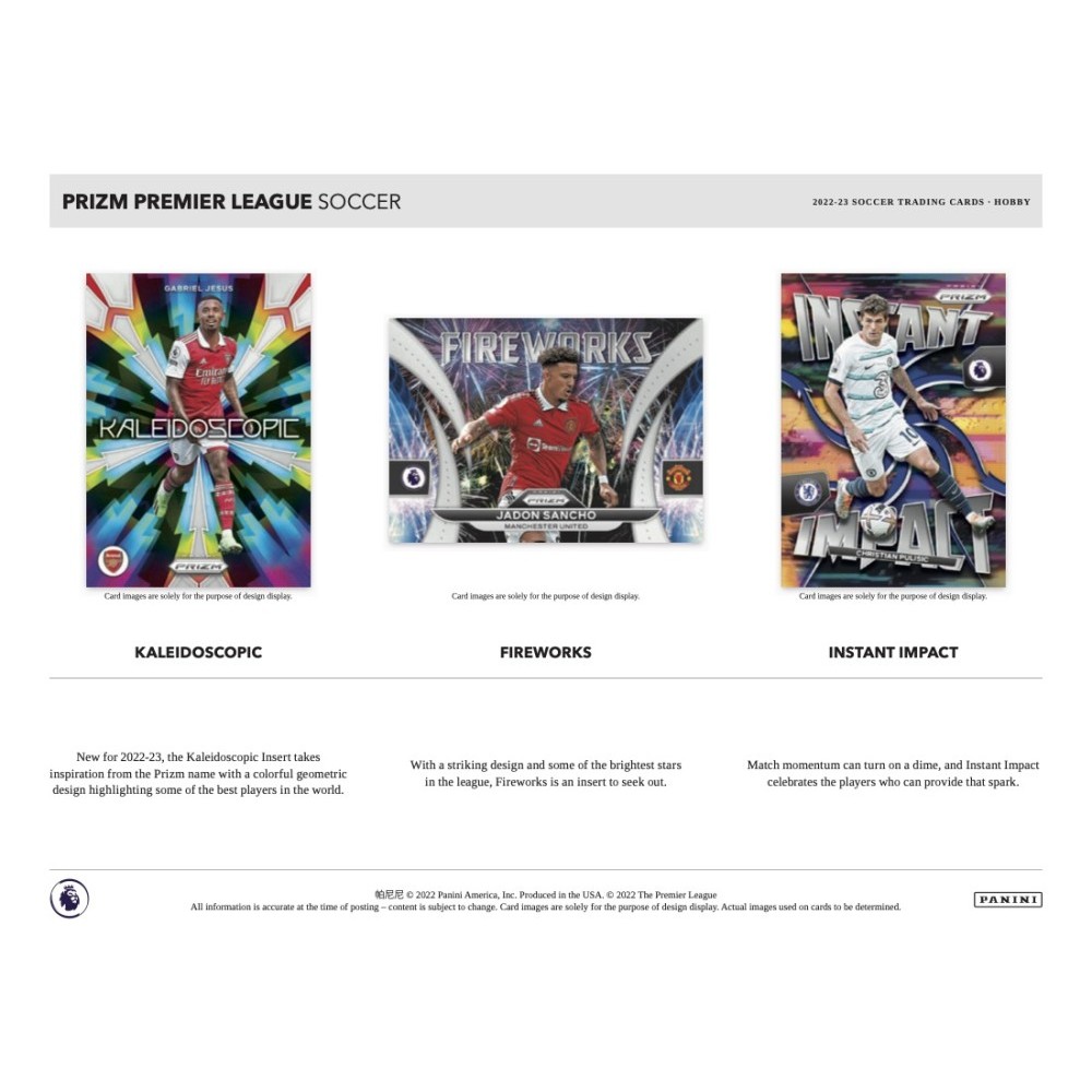 2022-23 Panini Prizm Premier League Soccer Hobby Box | Steel City