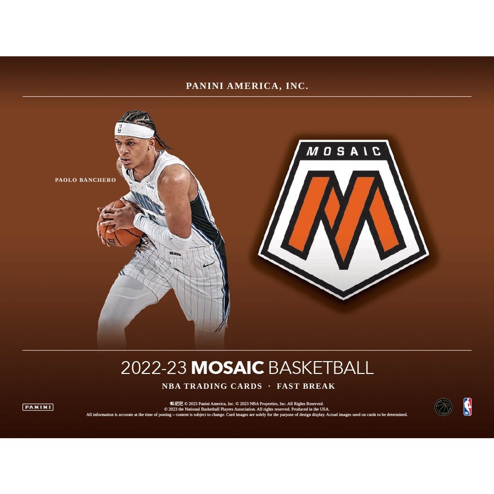 2022 23 Panini Mosaic Basketball Fast Break Box Steel City Collectibles 2022 23 Panini Mosaic Basketball Fast Break Box Steel City Collectibles