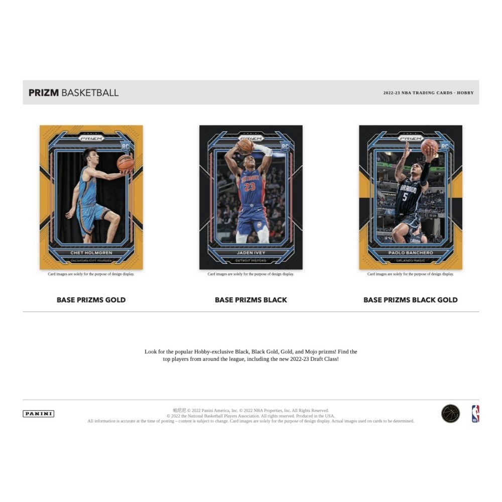 その他 2022-2023 NBA Prizm 1 Hobby deck Auto 2022-23 Panini Prizm Basketball Checklist, Team Sets, Box Info