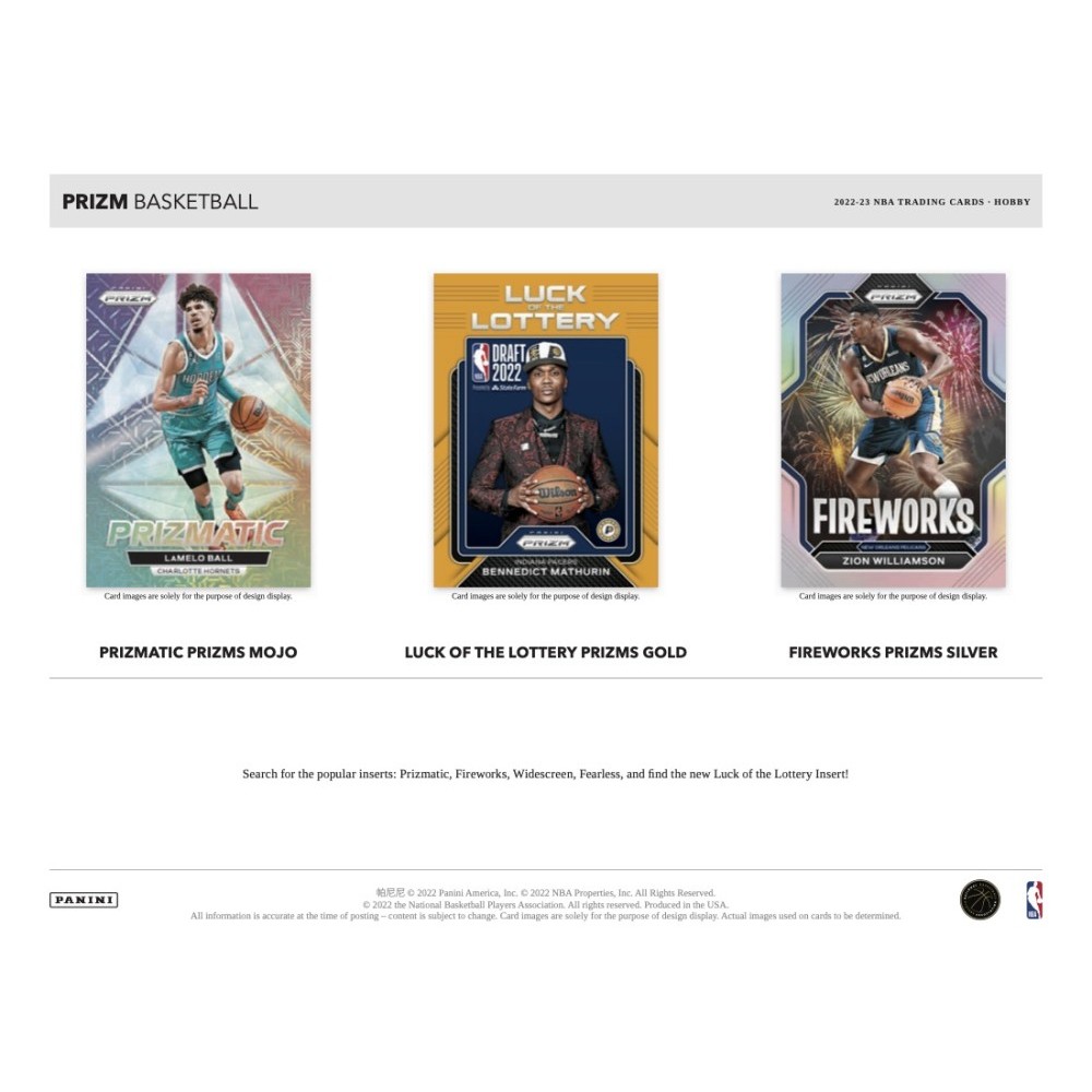 2022-23 Panini Prizm Basketball Hobby Box | Steel City