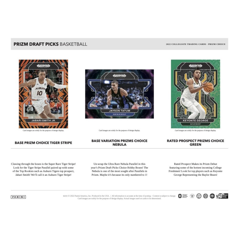 2023-24 Panini Prizm Draft Picks Collegiate Basketball Hobby Box