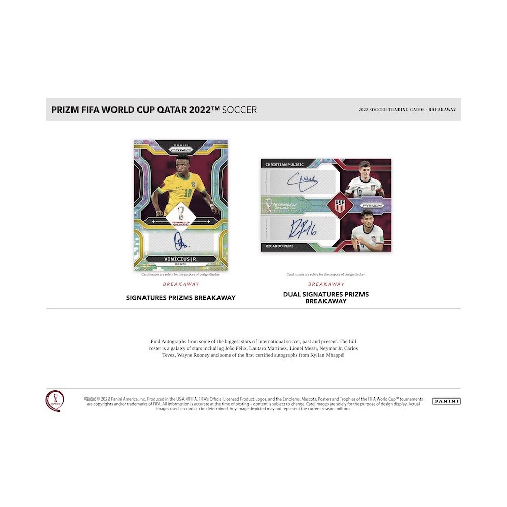 2022 Panini Prizm World Cup Soccer Breakaway Box | Steel City