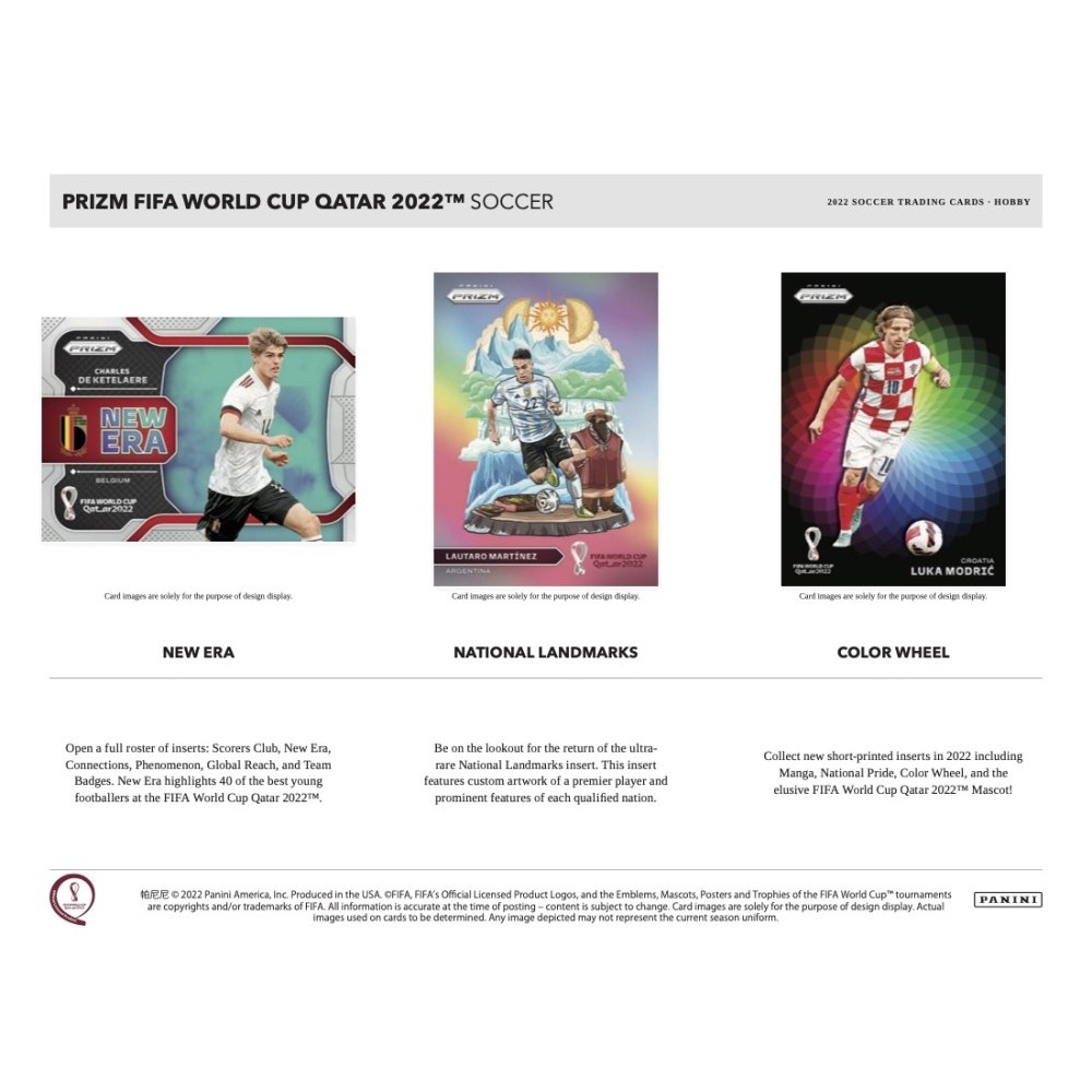  2022 Panini Prizm FIFA World Cup Qatar Soccer Blaster Box (24  Cards Total) : Collectibles & Fine Art
