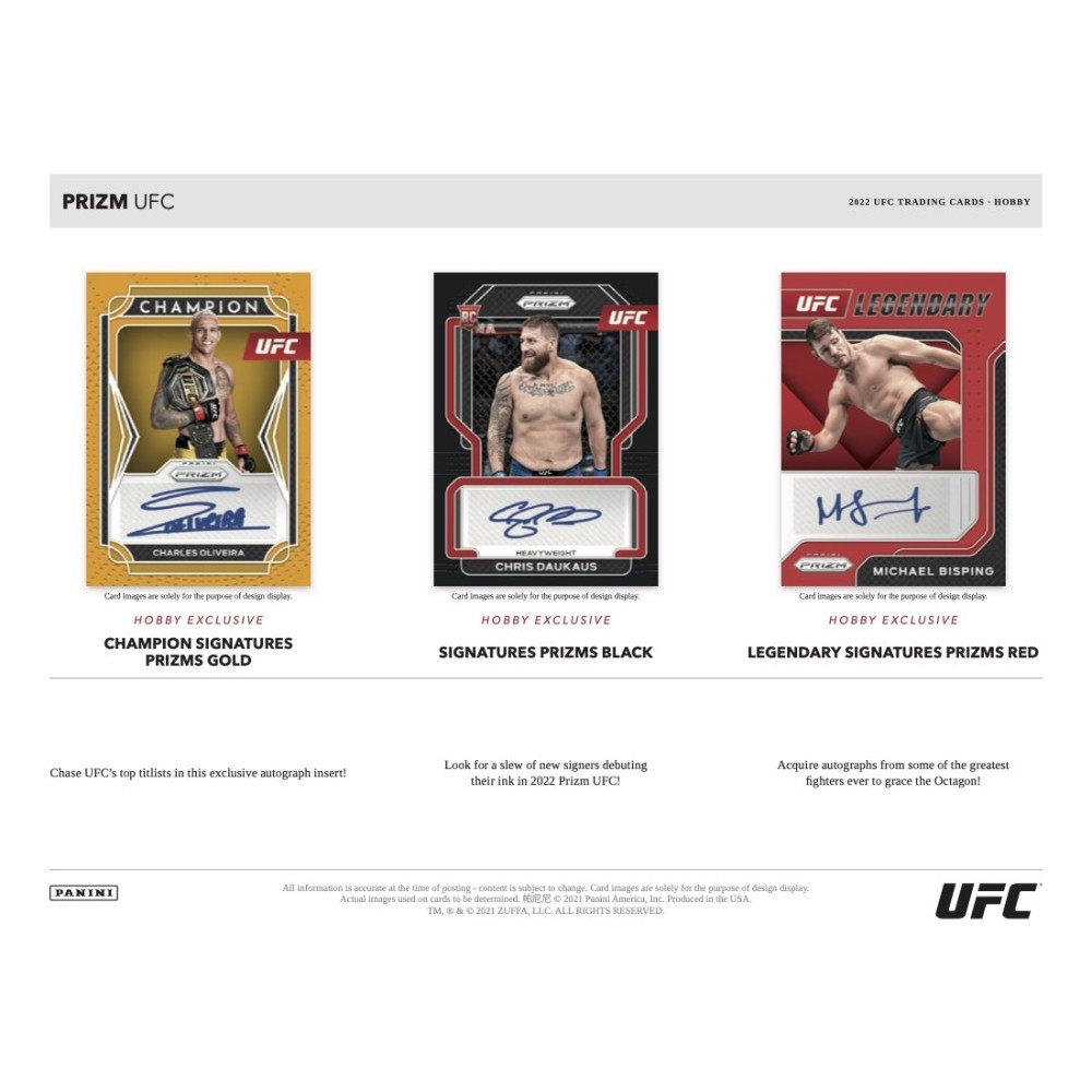 2022 Panini Prizm UFC Hobby Box | Steel City Collectibles