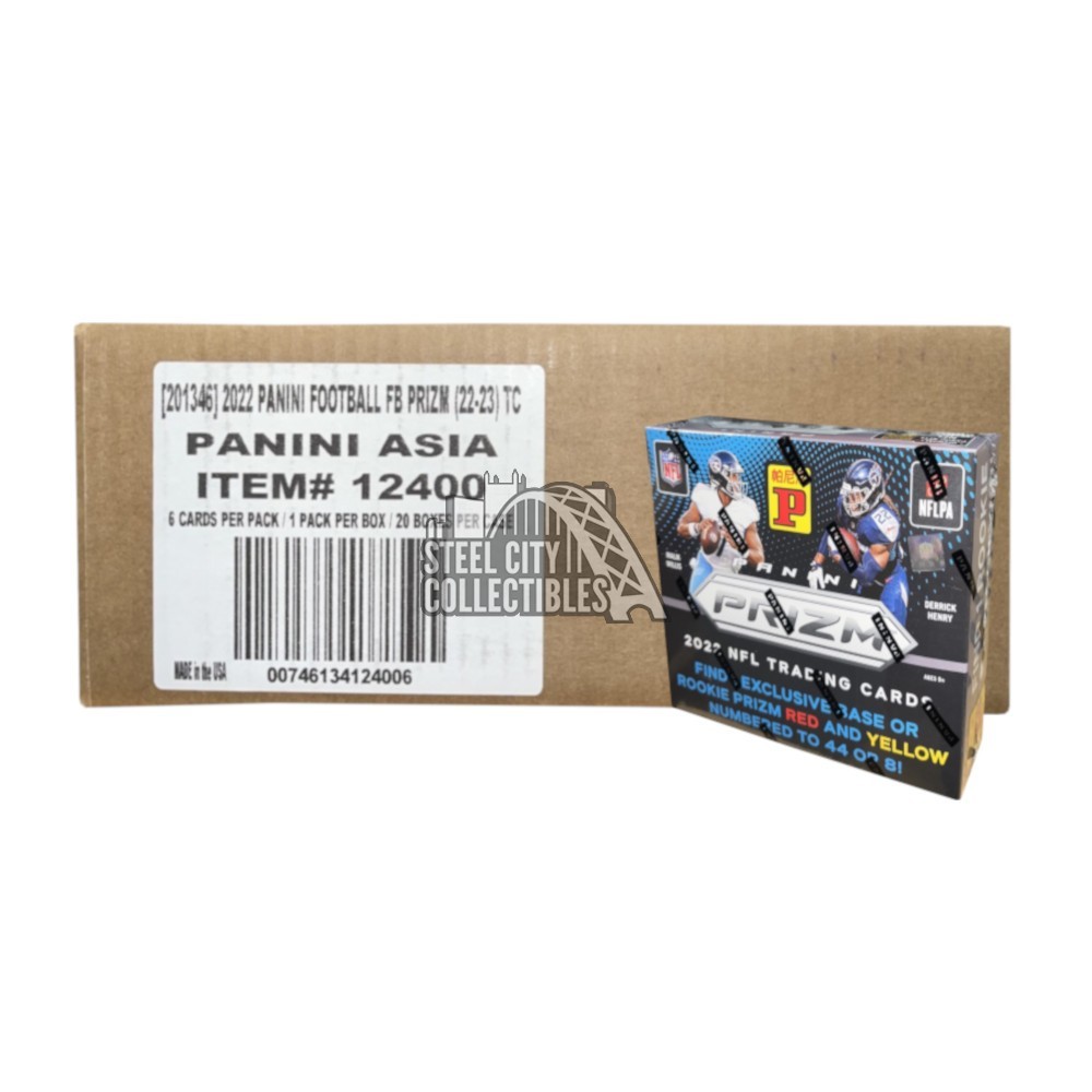 2022 Panini Prizm Football Asia Tmall 20-Box Case | Steel City Collectibles