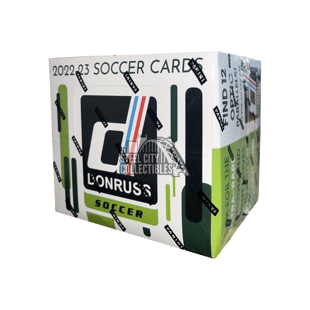 2022-23 Panini Donruss Soccer Hobby 12-Box Case | Steel City 
