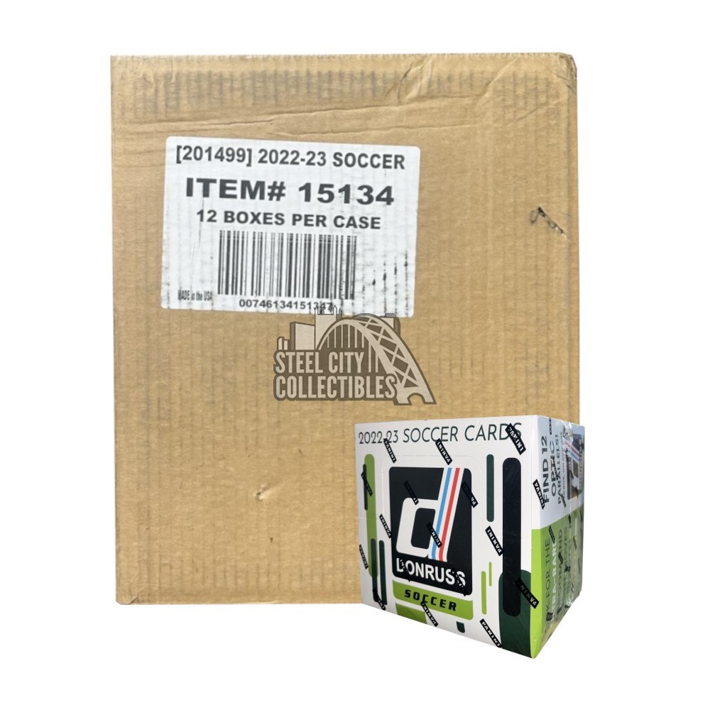 202223 Panini Donruss Soccer Hobby 12Box Case Steel City Collectibles