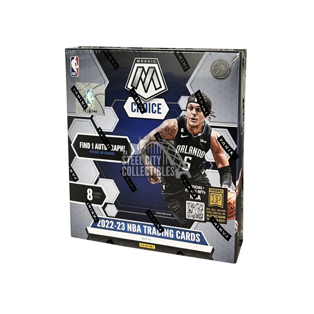 2022-23 Panini Mosaic Choice Basketball Box | Steel City 2022-23 Panini Mosaic Choice Basketball Box | Steel City