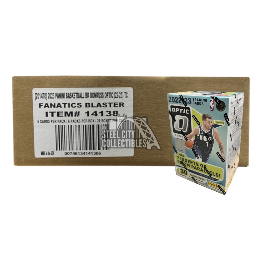 202223 Panini Donruss Optic Basketball Blaster 20Box Case Fanatics