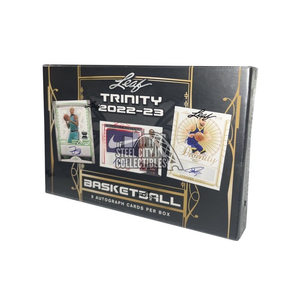 2022-23 Leaf Trinity Basketball Hobby Box | Steel City Collectibles